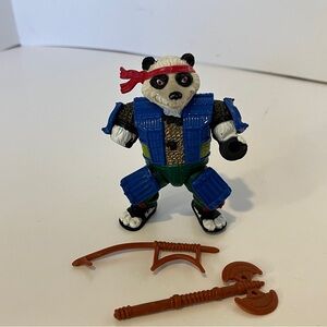 Broken 1990 TMNT Panda Khan Action Figure Parts & Repair Replacement Accessories